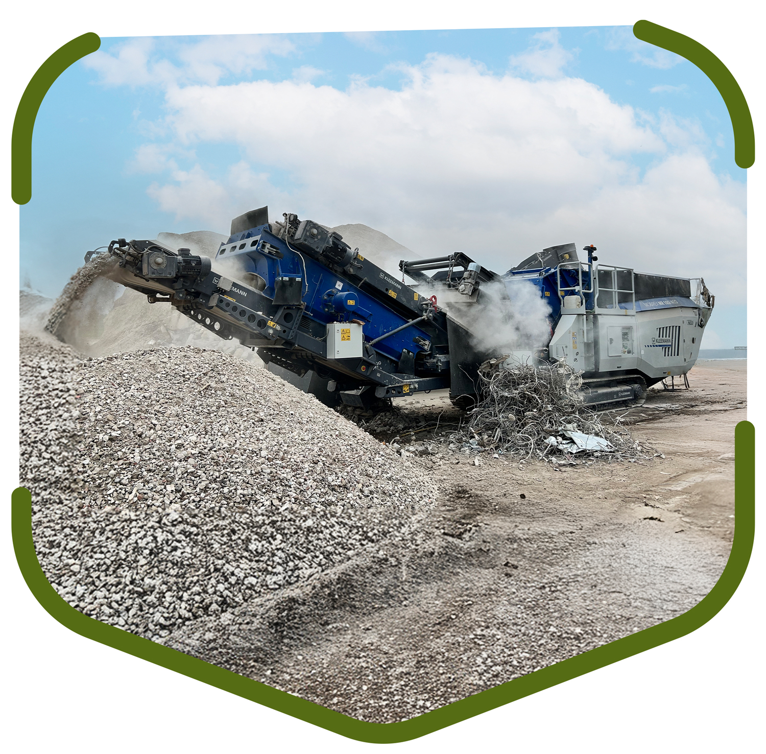 BauRent GmbH in Nordhorn: Vermietung von Brechanlagen